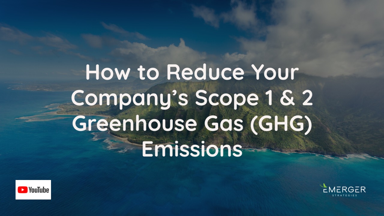 How To Reduce Your Company's Scope 1 & 2 Greenhouse Gas Emissions ...